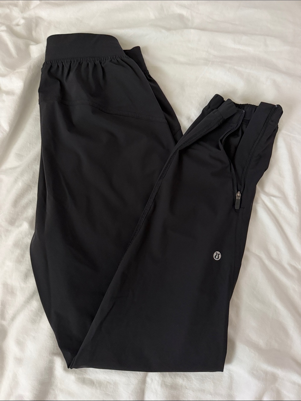 lululemon athletica Black Athletic Pants with Zip Pocket